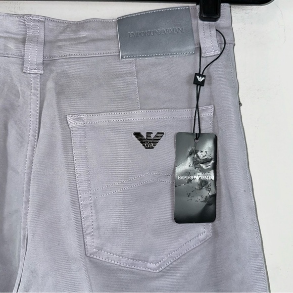 Emporio Armani J14 High Waisted Wide Leg Palazzo Trousers in Lavender Size 31 - Picture 4 of 15